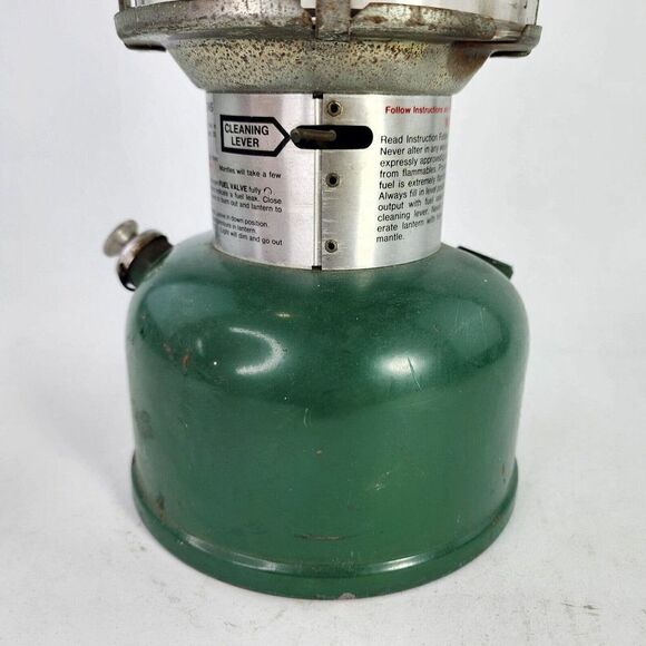 Vintage Coleman 220K Lantern Dual Mantel Dtd 4 83 VTG Camping Outdoor - Picture 8 of 13